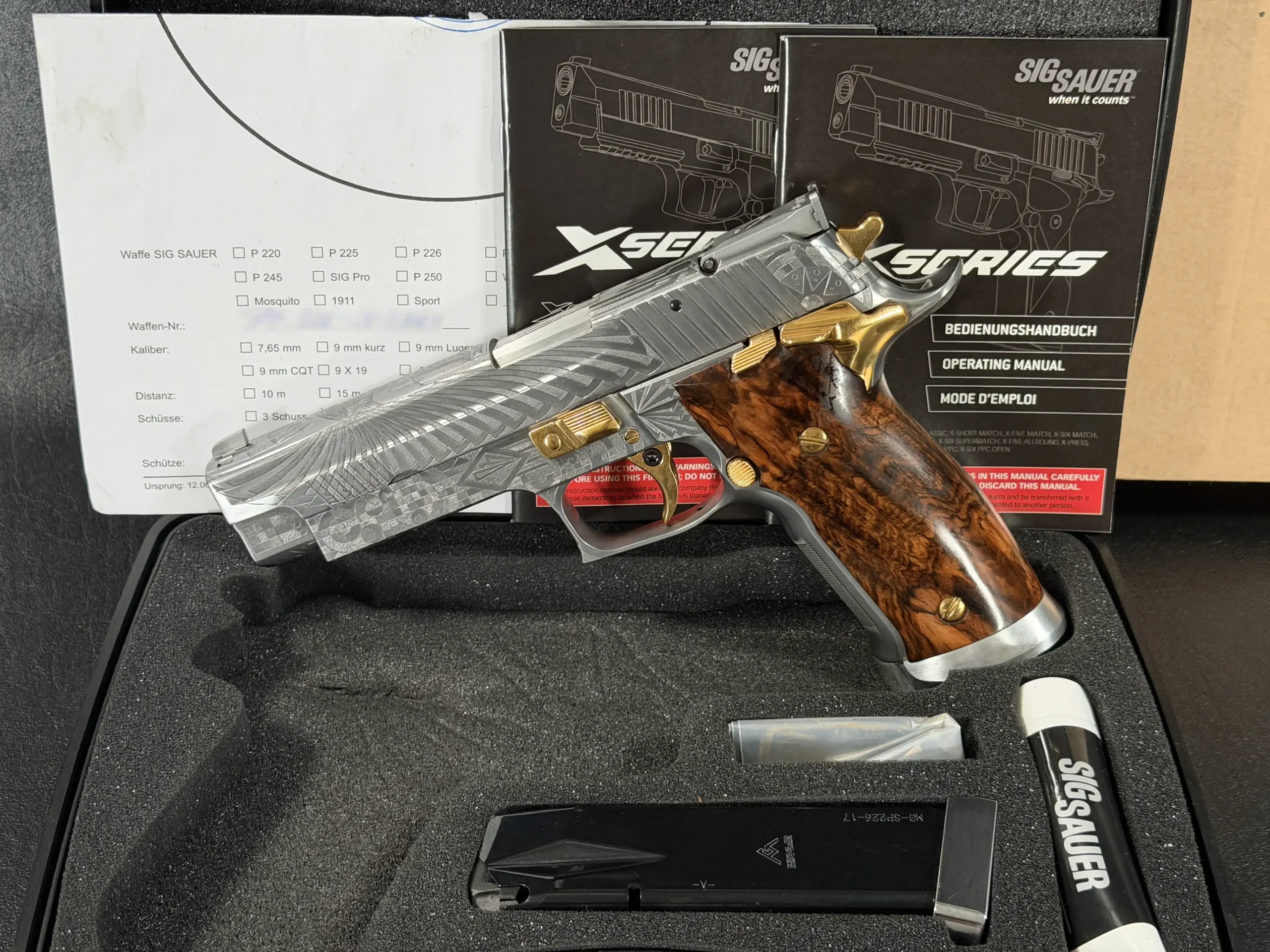 SIG Sauer P226 X-Five Mastershop Prestige Series Art Deco photo 2