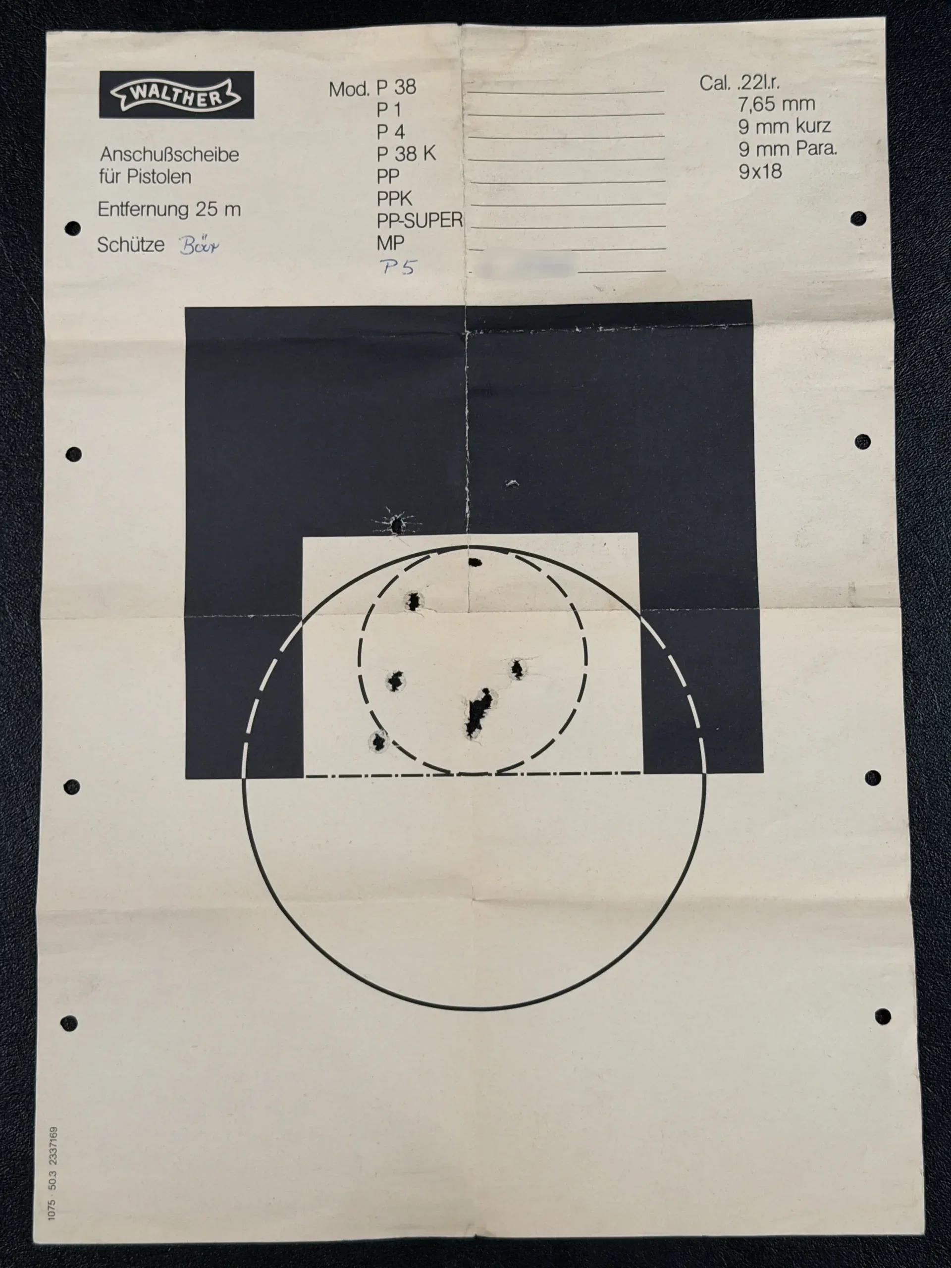 Walther P5 Prototype photo 3