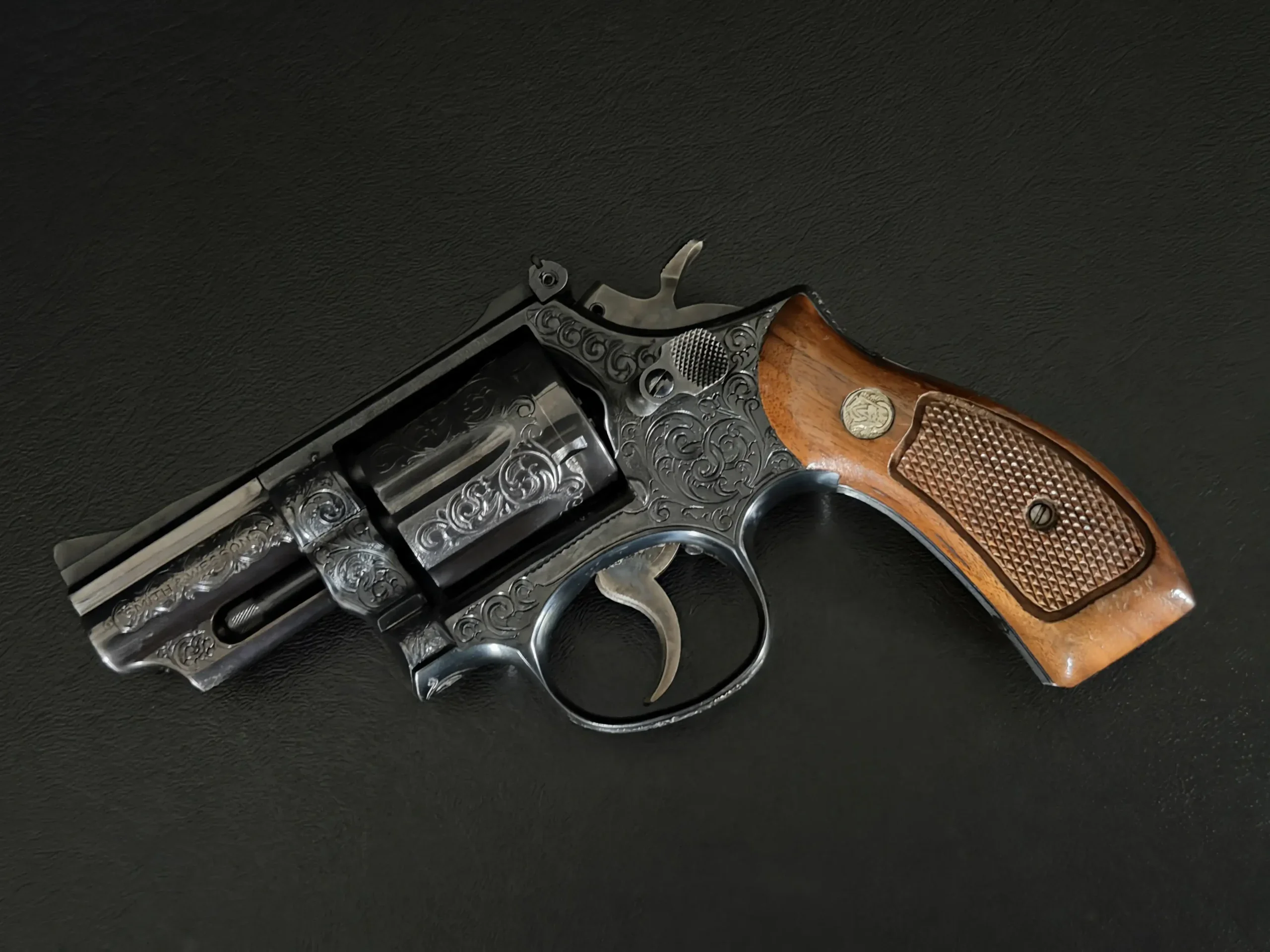 Smith & Wesson Model 19-3 Engraved by Bent Agner Nielsen photo 6