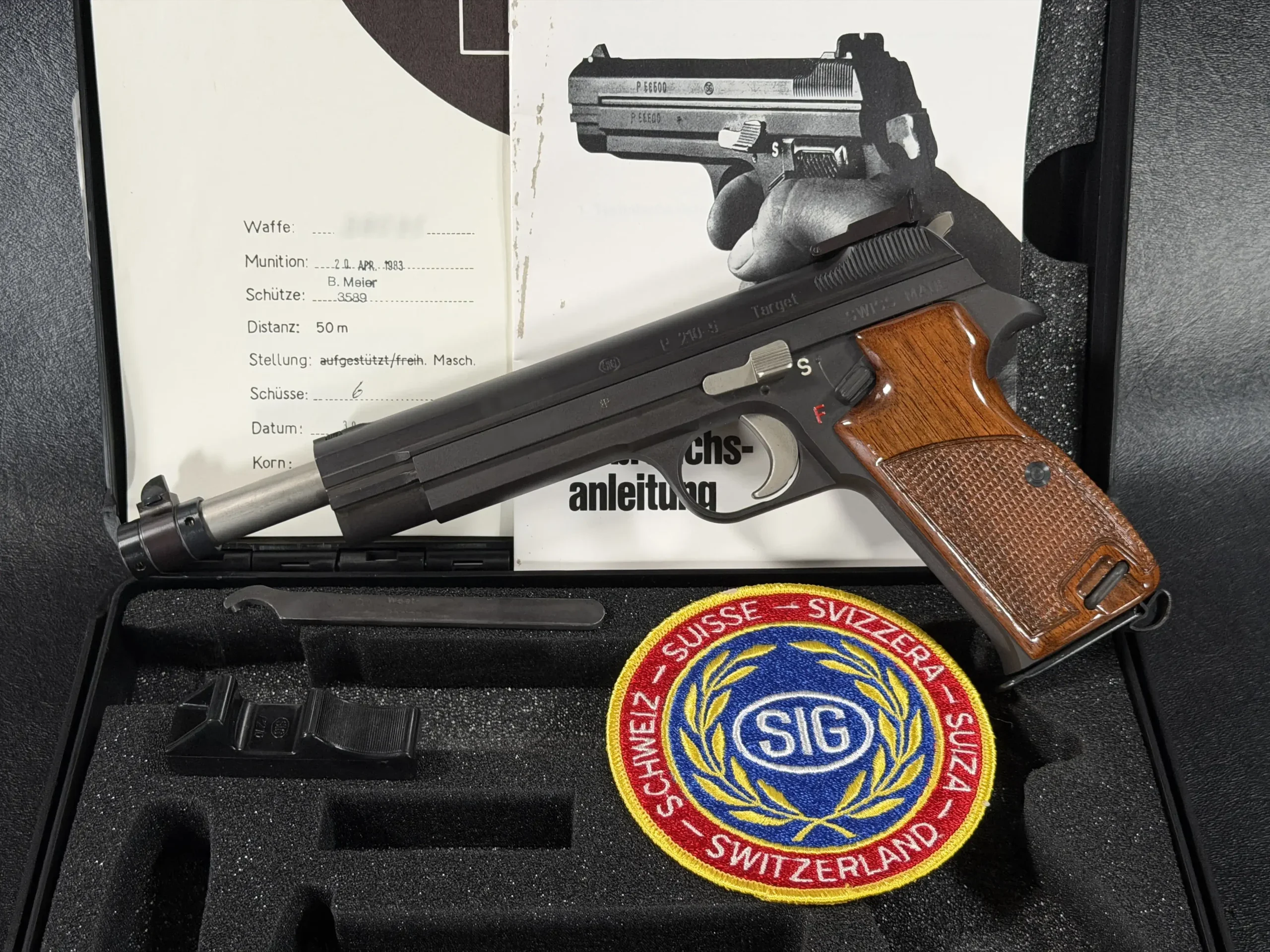 SIG Sauer P210-5 Target photo 2