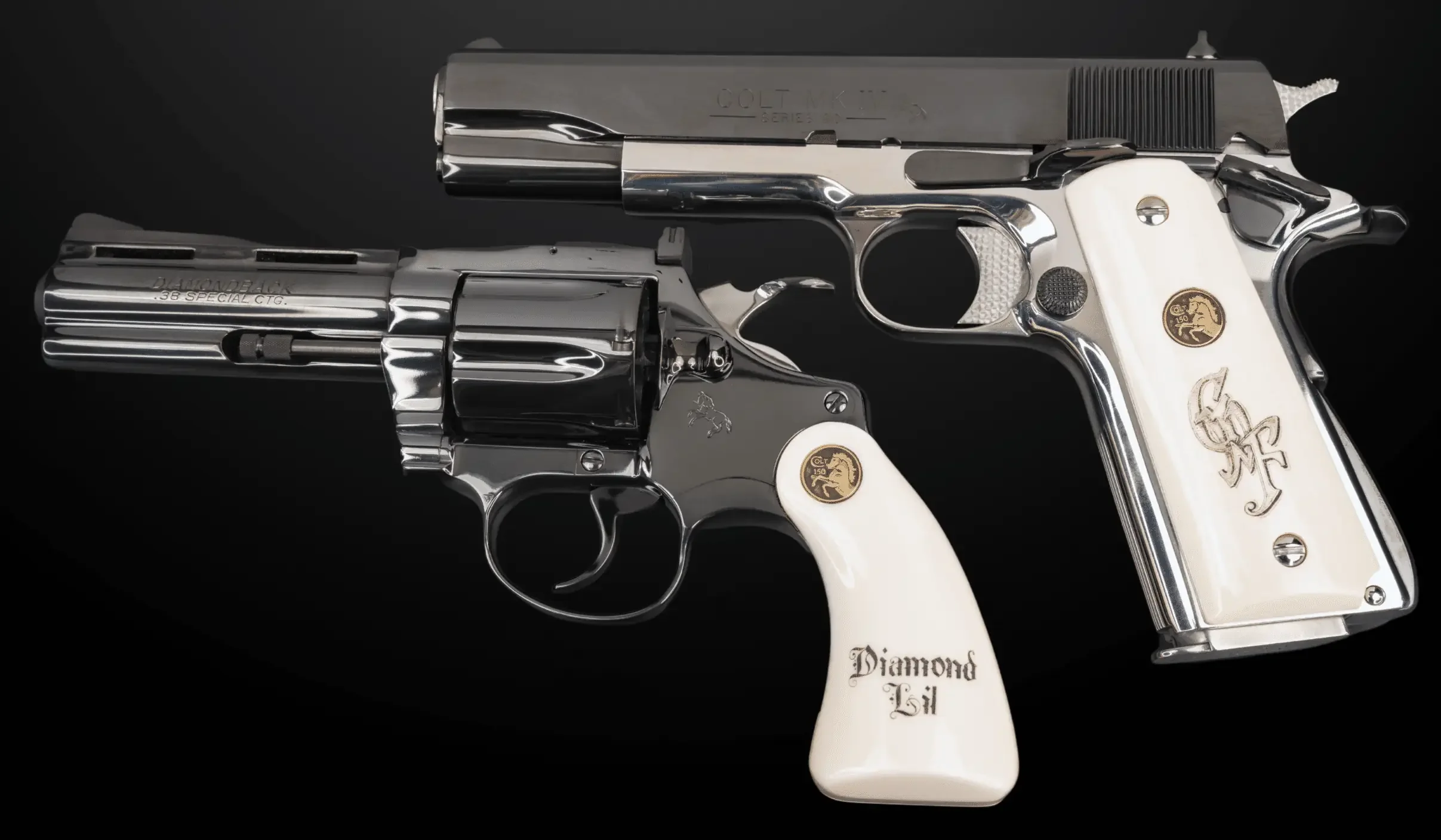 Colt Presidents Pair Diamondback and Combat Elite Cased Set photo 4