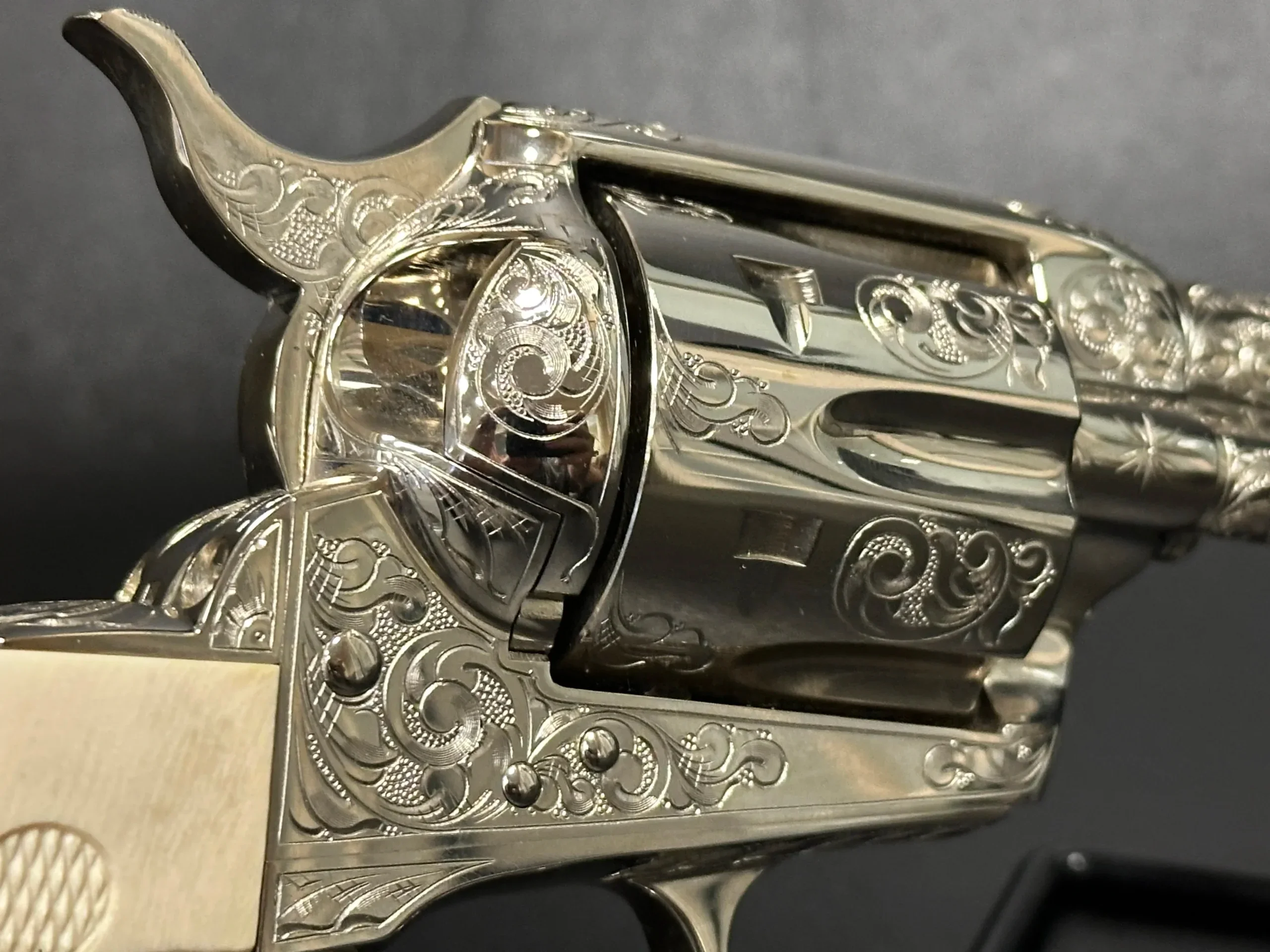 Colt Single Action Army Frontier Six Shooter Factory Engraved photo 8