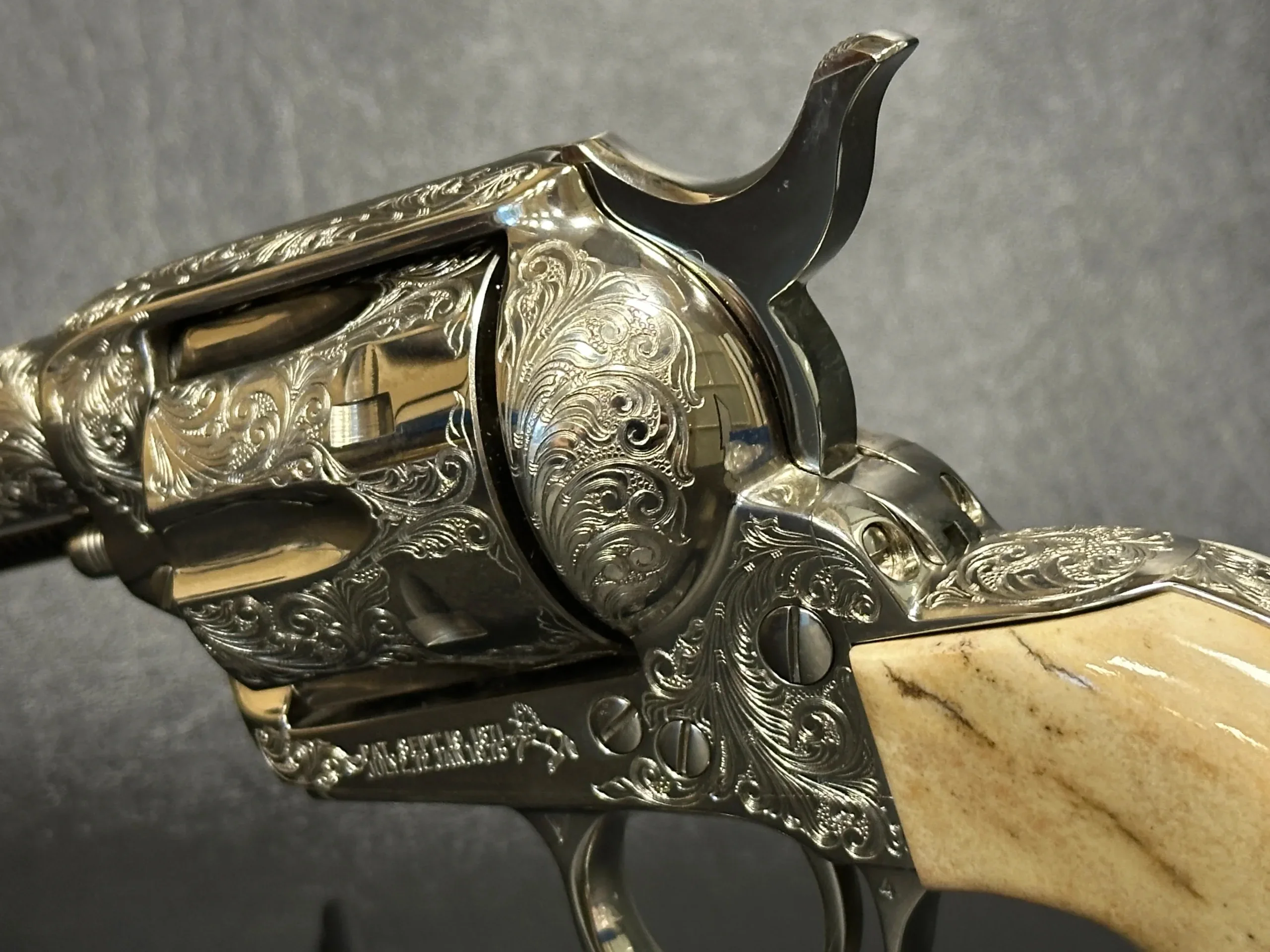 Colt Single Action Army Factory Engraved 3rd Generation photo 6
