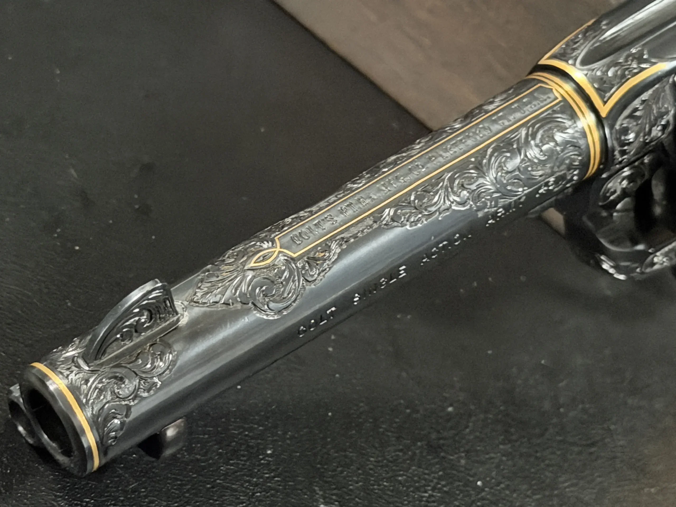 Colt Single Action Army Engraved by Giuseppe Forte photo 6