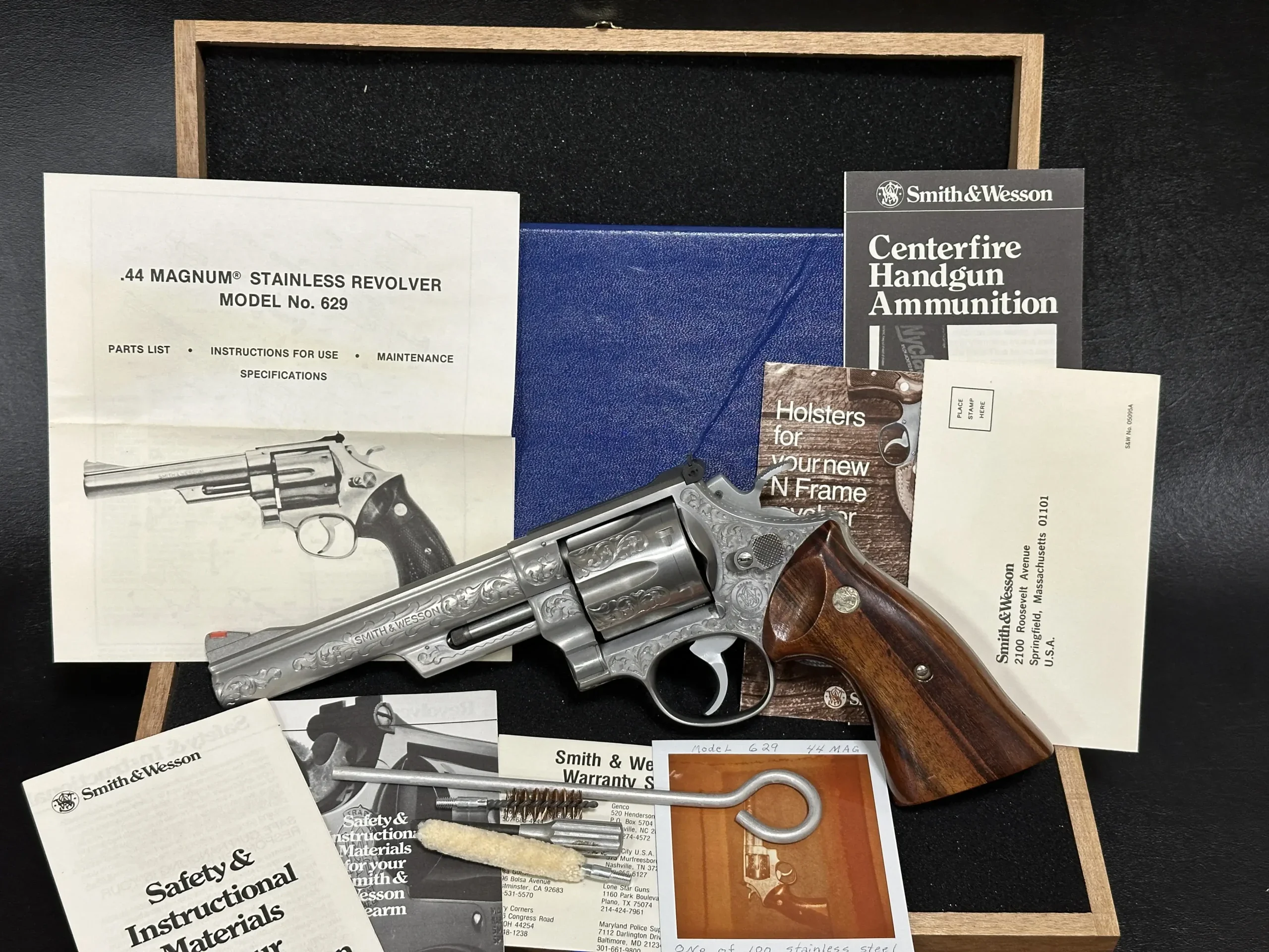 Smith & Wesson Model 629 Factory Engraved .44 Magnum photo 2